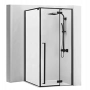 Cabina Doccia Fargo 90x90 Black Mat con piatto doccia Savoy