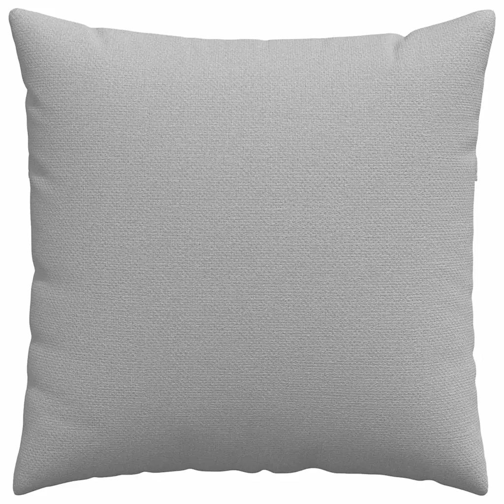 Cuscini da Divano 2 pz-Set di 2 Cuscini per Sofa Grigio Nuvola 80 x 80 cm Tessuto