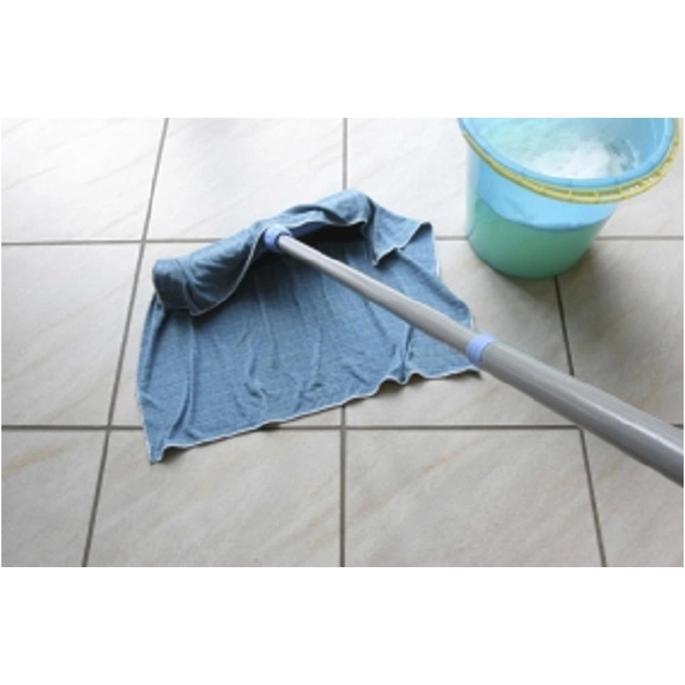 Trade Shop - 12 Panni Microfibra 50x70cm Panno Pulizia Multiuso Lava Pavimenti Con Asola -