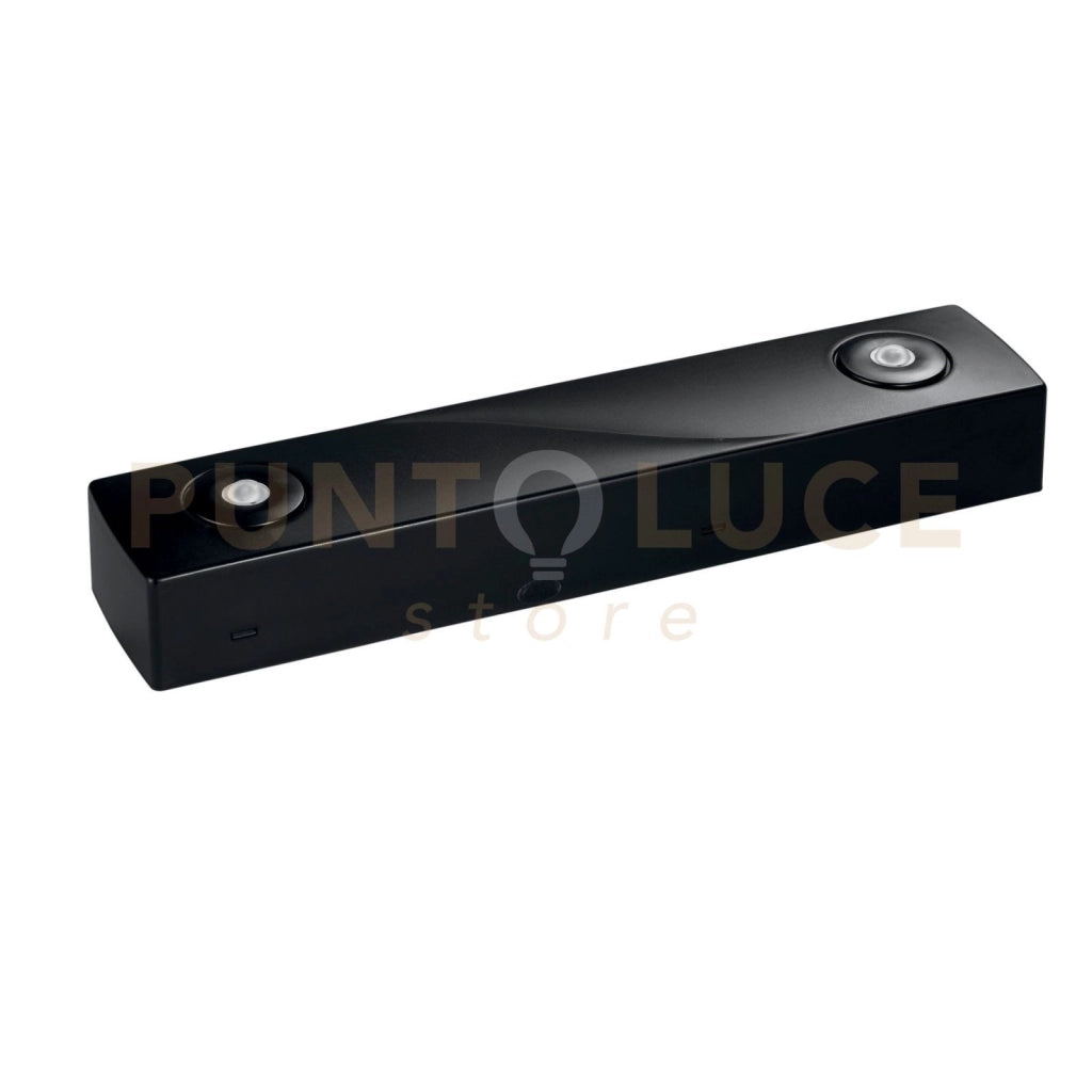 LAMPADA PER BINARIO TRIFASE LED D'EMERGENZA HELP NERO 2W 250LM 4000K BATTERIA DI EMERGENZA 3H 31,5X6,7X6,1CM