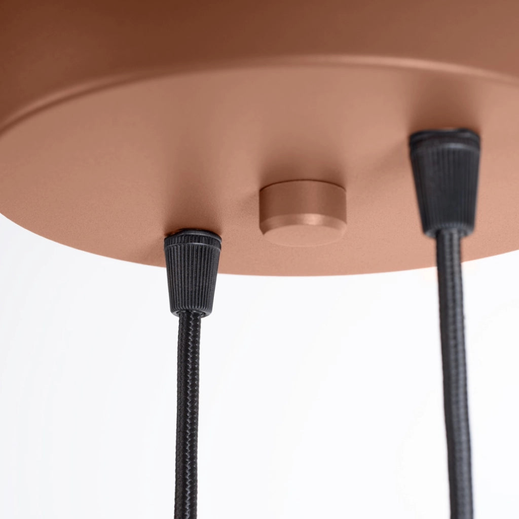 Lampada a sospensione HALO 2P mocca