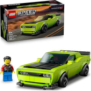 LEGO Speed Champions Sports Car Dodge Challenger SRT Hellcat - Modellino di Auto da Corsa - Macchina Giocattolo con Mini