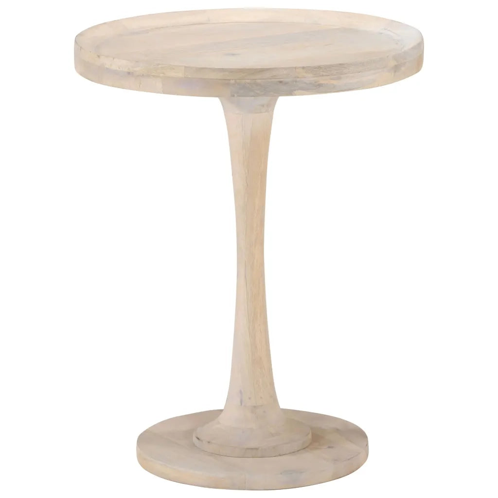 Tavolino di Servizio Ø60x75 cm in Legno Massello di Mango 320598