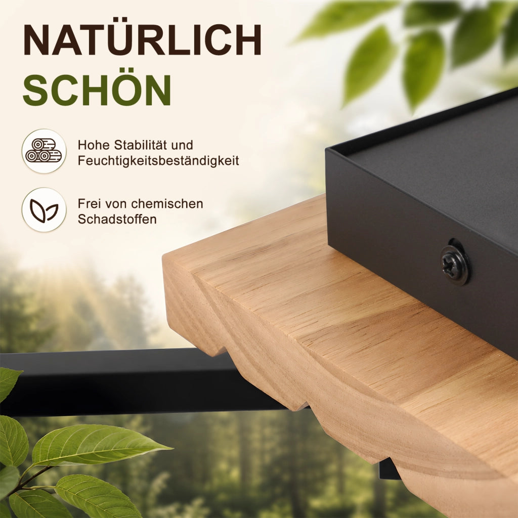 ZMH Lampada a Sospensione LED Legno 31W Moderna Dimmabile Per Tavolo da Pranzo Soggiorno Camera da Letto