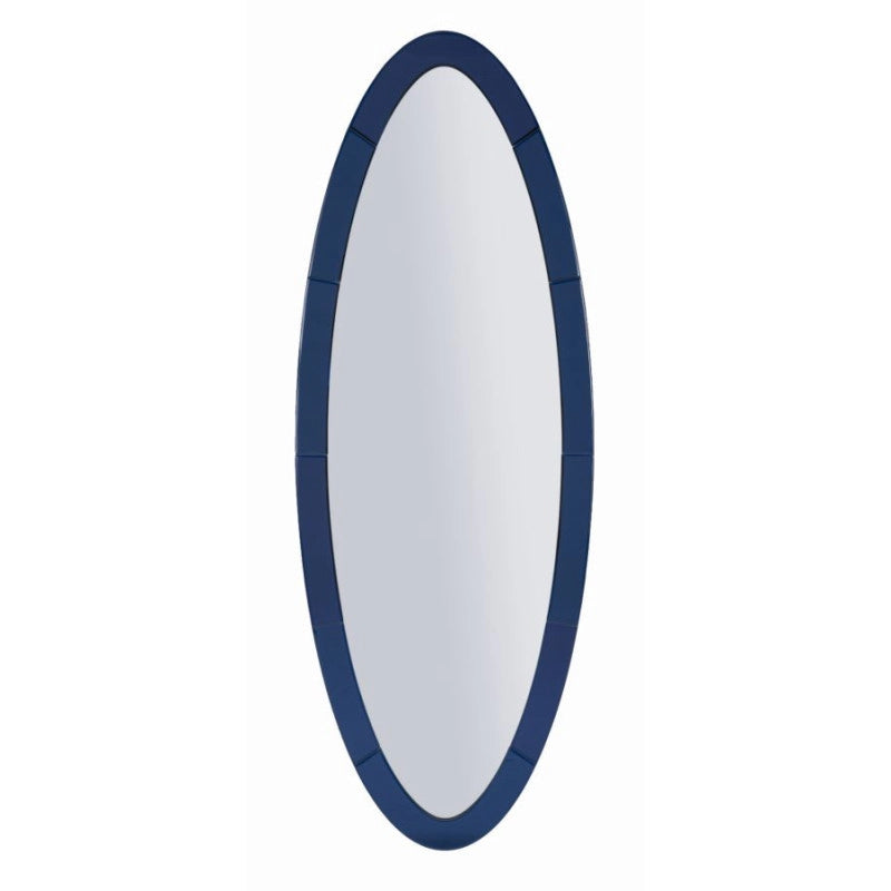 Specchio Da Muro Oslo Blu cm 55x2x150 (misura Specchio cm 42,5x137,5)