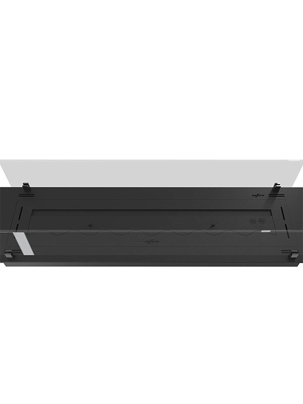 INSERT SLIM - Biocamino a bioetanolo da incasso nero con vetri - 1200