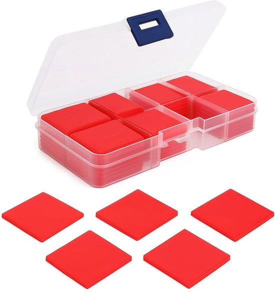 Accessori per Diamond Painting, 200 pezzi in scatola trasparente, Adesivo per Diamond Painting per crosticine, 2 x 2 cm per Diamond Painting