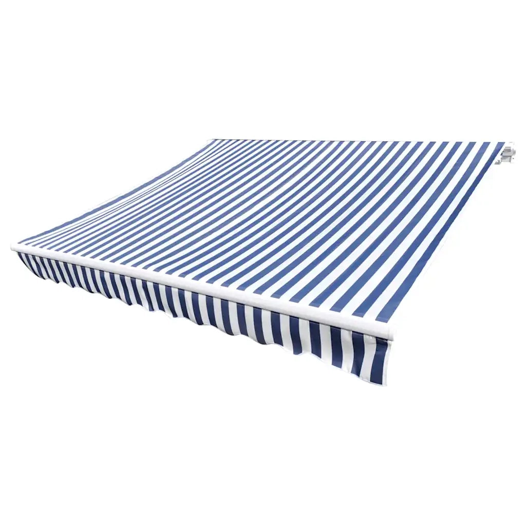 Tenda da Sole | Tenda Parasole in Tela Blu e Bianco 3,5x2,5 m
