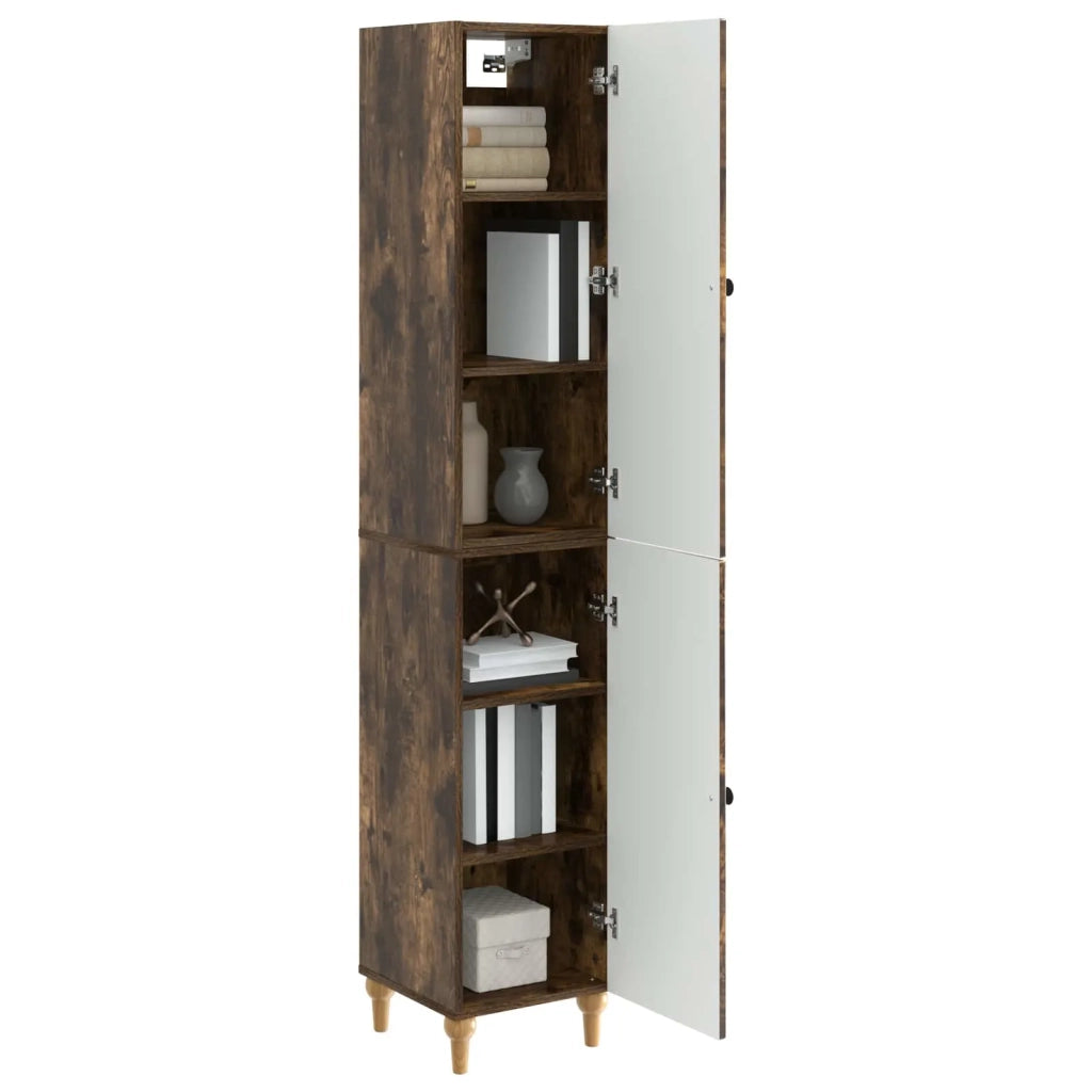 Set di armadi 2 pcs Rovere Fumo Legno ingegnerizzato 3416453