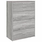 Buffet credenza cassettiera armadio mobile contenitore organizer cucina soggiorno Sonoma 60 x 31 x 84 cm legno ingegnerizzato grigio 02_0036389