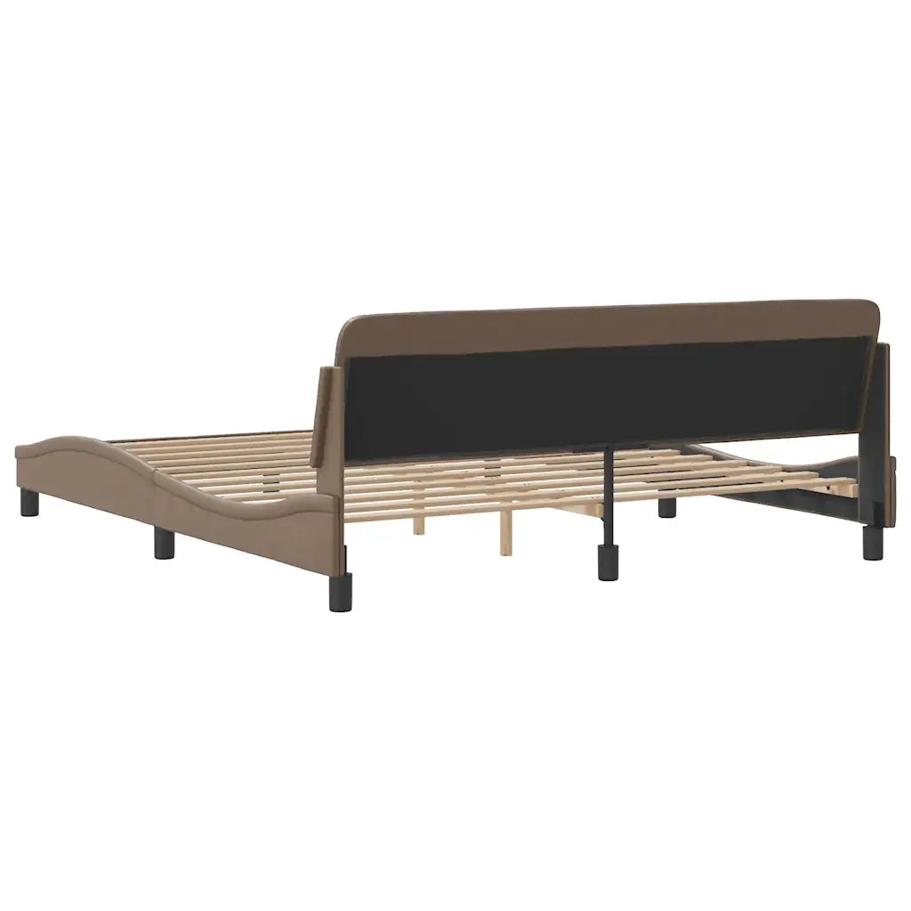 Giroletto Dover Cappuccino 180x200 cm in Similpelle 373242