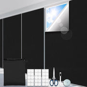 Rolle tenda oscurante 300 x 145 cm - opaco - senza perforazione - portatile - viaggio - adesivo nano - taglio libero