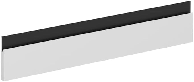 Frontale cucina R-Line, Bianco, 29.6 x 196.2 cm frontale del mobile per mobile alto estraibile, adatto per armadi da cucina R-Line per un montaggio semplice