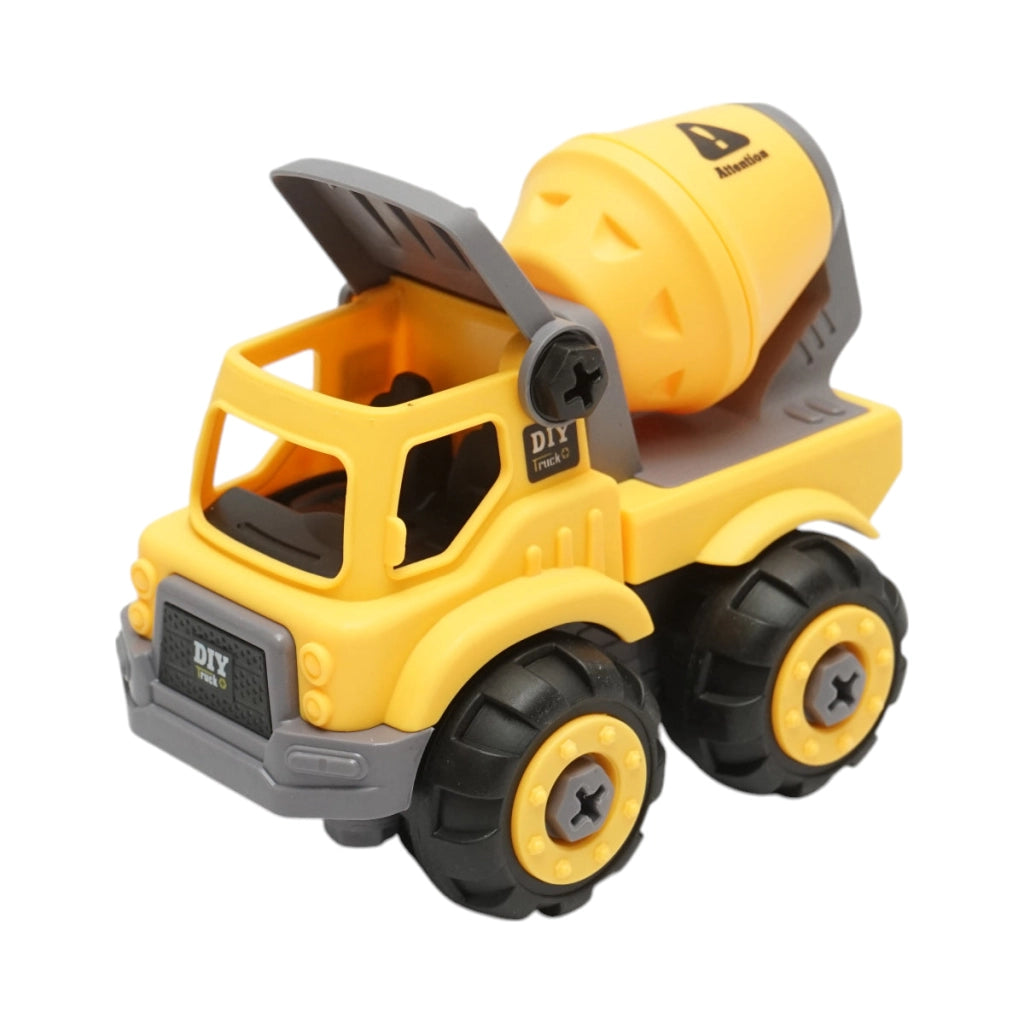Camion betoniera giocattolo tipo Montessori +3 anni