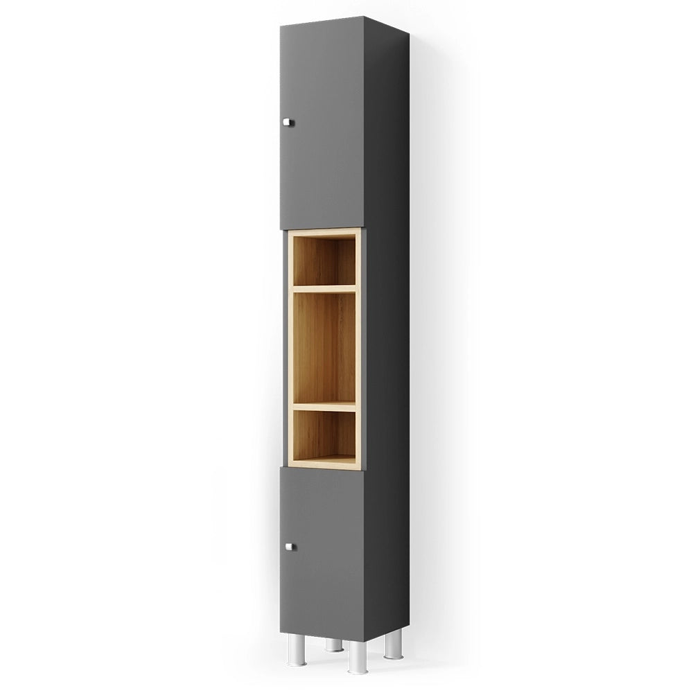 Vicco Mobile bagno alto Antracite 30 x 190 cm