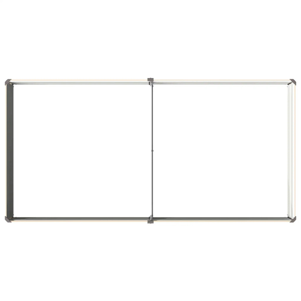Letto rialzato da giardino Avorio 160 x 80 x 24 cm 8006480
