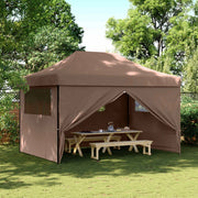 Tenda Party Marrone 279 x 410 x 315 cm Tessuto Oxford 42023603