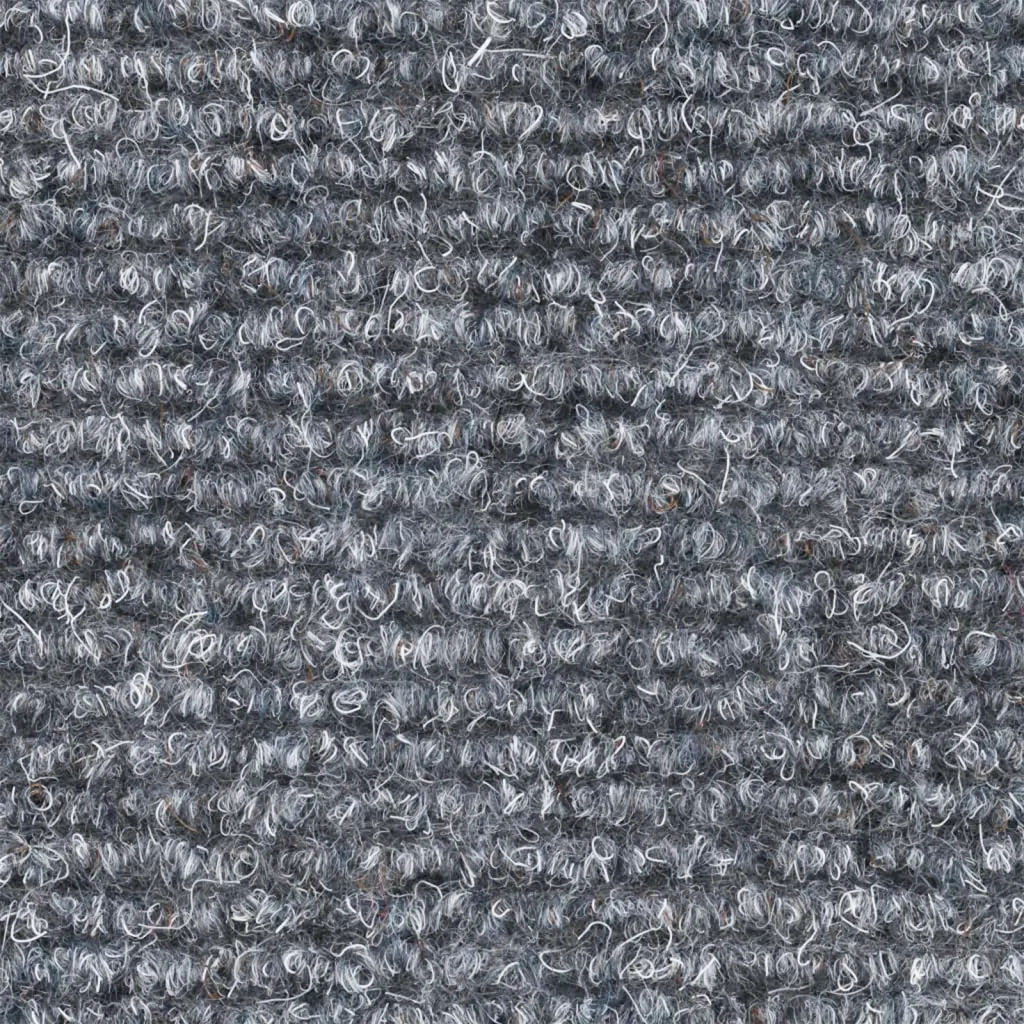 Tappetini per scale autoadesivi 10 pz 65x21x4 cm Grigio chiaro Semicircolari Grandi 149705