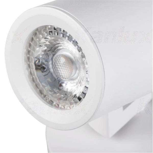 Plafoniera Kanlux Laurin 29126 3 luci GU10 bianca Ø22cm