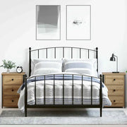Armadio da Notte con cassetto 2 pcs Marrone 40 x 36 x 60 cm