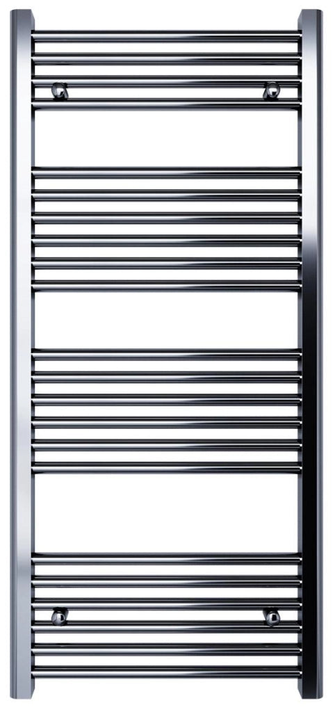 Scaldasalviette da Bagno in Acciaio H1200 mm Bonussi Stand Dritto Cromo 1200x450 mm