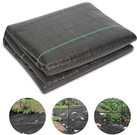 Tela anti-erba per giardini e piante ornamentali 100x10000cm - Giardino curato e ben tenuto
