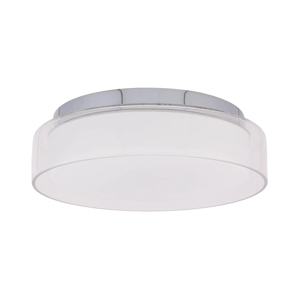 Plafoniera LED Nowodvorski PAN vetro cromo 30cm IP44