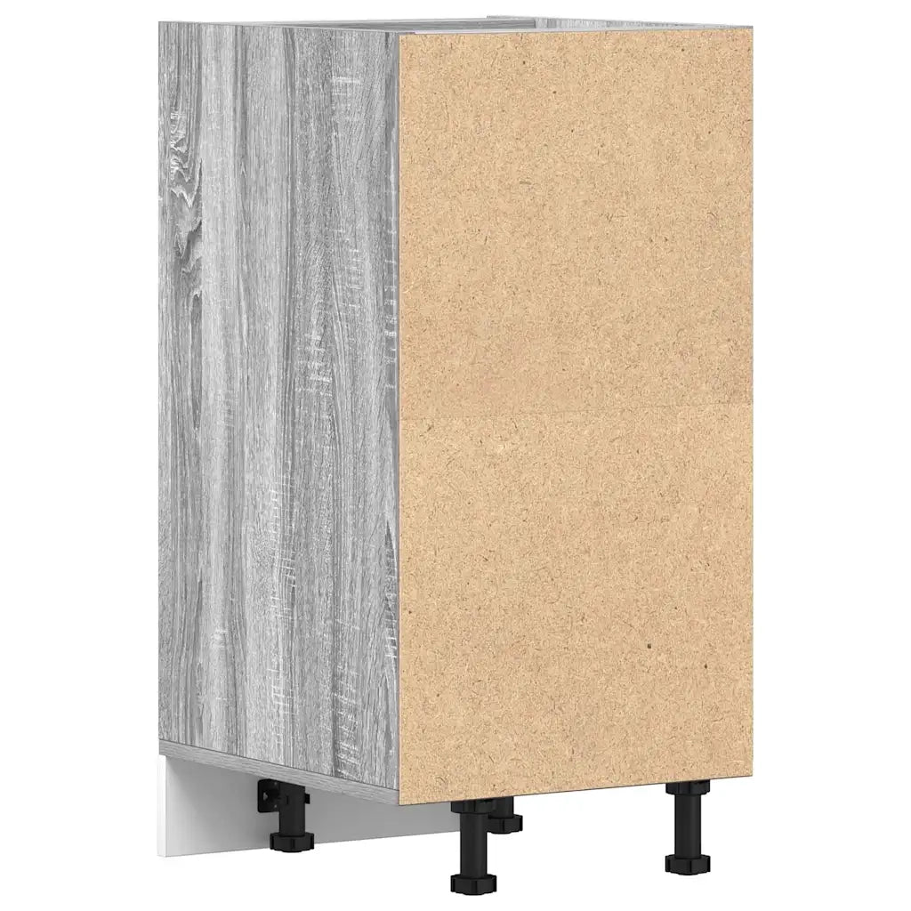 vidaXL Armadio Inferiore “Riga” Grigio Sonoma 40x44,5x81,5 cm