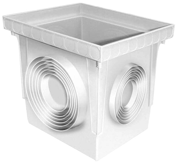 POZZETTO SINGOLO IN PLASTICA SENZA COPERCHIO cm. 40x40x39,4 h