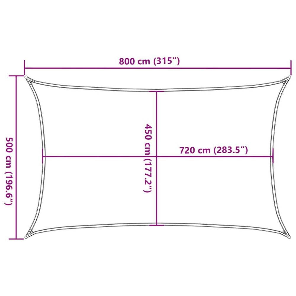 Sun Sail 160 G/square Meter Beige 5x8 M HDPE