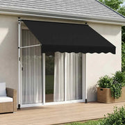Tenda retrattile manuale Nero 350 cm 42037042