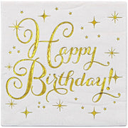 Serviette di carta 60 pezzi per compleanni
