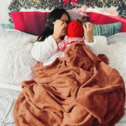 Dekeon Dikker/Zachter - Deken Warmo e Morbido - Coperta per Piccola Sedia - Coperta per Soggiorno/Knuffel - 150 x 200 cm - Veloce e Morbido con Microvezzi Ampliati
