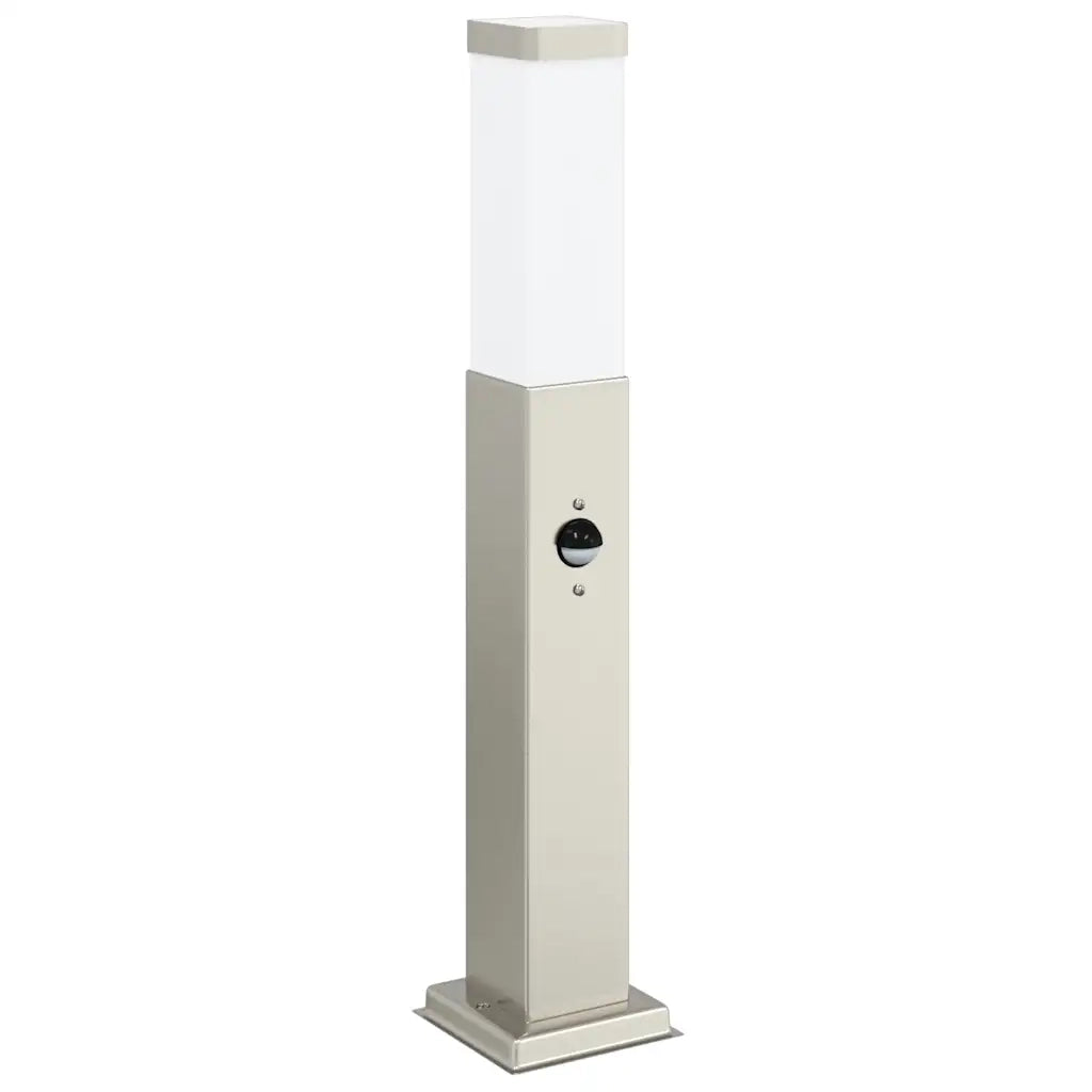 Lampada a paletto con sensore 50 cm Acciaio Inox IP44 4006053
