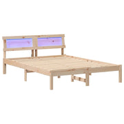 Letto matrimoniale | Letto per adulti | Struttura del letto Marrone 120 x 200 cm Pino massello