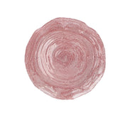 Piatto Decorativo Casa in Vetro Izzy Rosa 28 cm