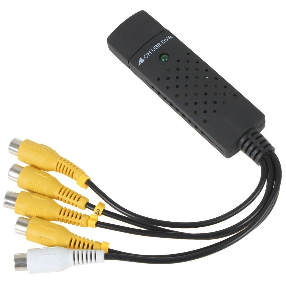 Trade Shop - Scheda Usb 2.0 Grabber Pc Acquisizione 4 Canali Video + 1 Audio Pc Notebook Net -
