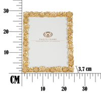 Cornice Mixy 24,5x2,3x29,5 cm in Poliresina e Vetro Oro