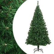 Albero di Natale Artificiale con Rami Folti Verde 180 cm PVC