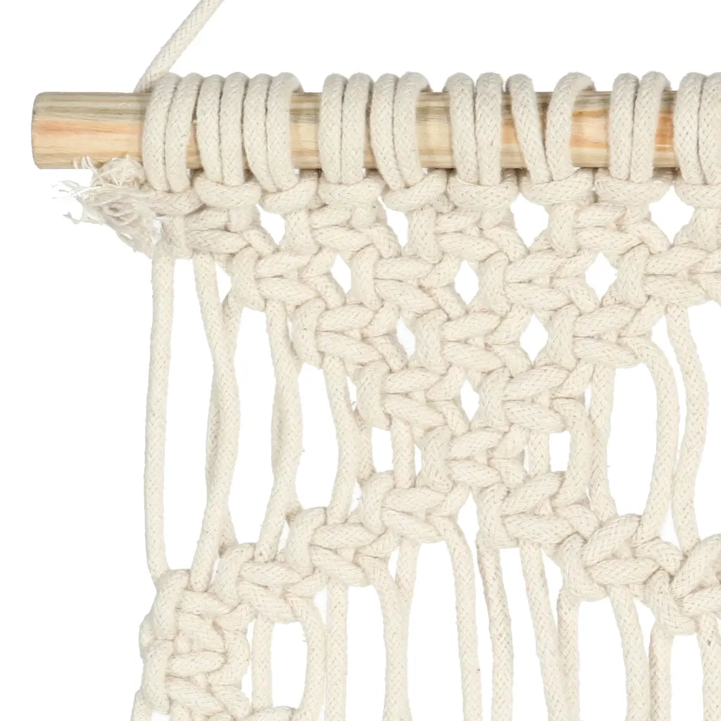 Decorazione da Parete in Macramè 40x80 cm Cotone 323998