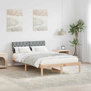 Struttura del Letto Marrone e grigio chiaro 120 x 190 cm 878624