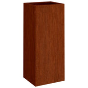 Fioriera | Cassetta per fiori | Vaso 32x29x75 cm in Acciaio Corten