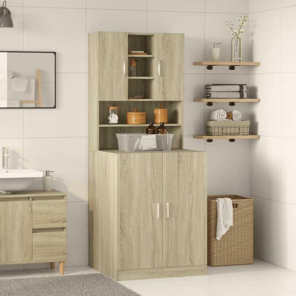 Mobile per Lavatrice Rovere Sonoma 70,5x24x90 cm CFW7690392