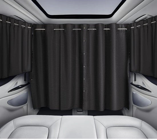 Set di zonofrischiatori per auto, 3 pezzi, protezione visiva, occultamento solare, oscuramento finestre, tende per camper, per viaggiare, dormire in auto, grande, 180 x 126 cm