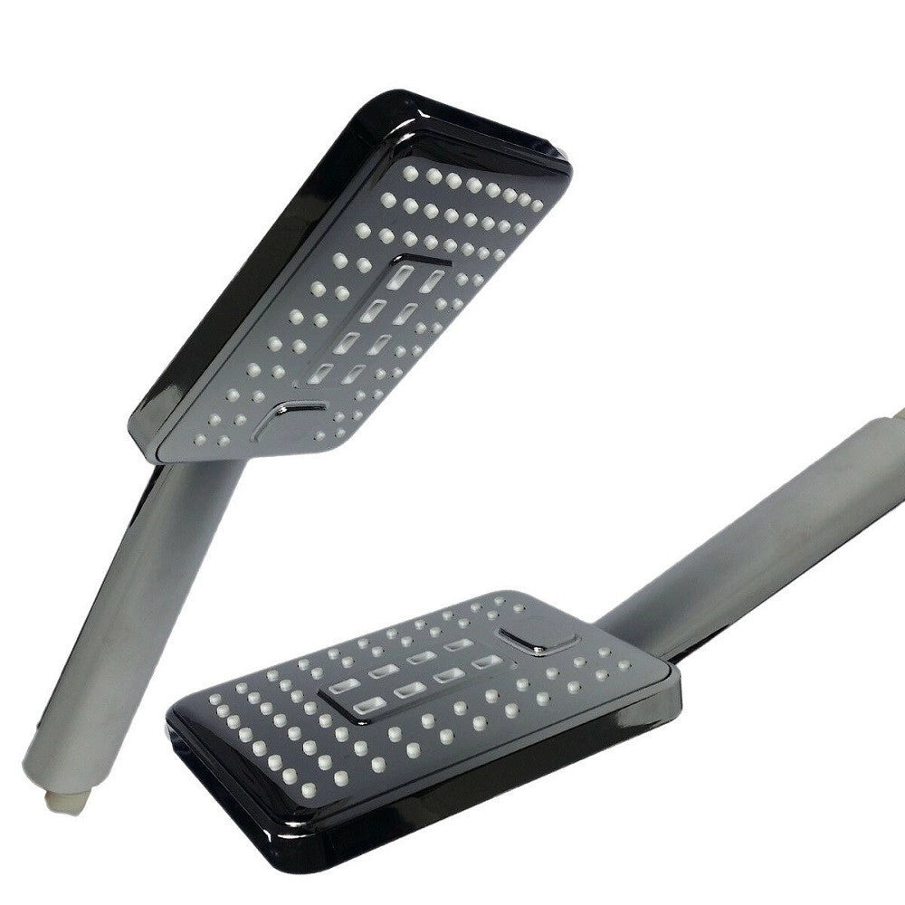 Trade Shop - Doccia Doccetta Soffione 3 Getti Anticalcare Con Pulsante Ricambio Doccia 82026 -