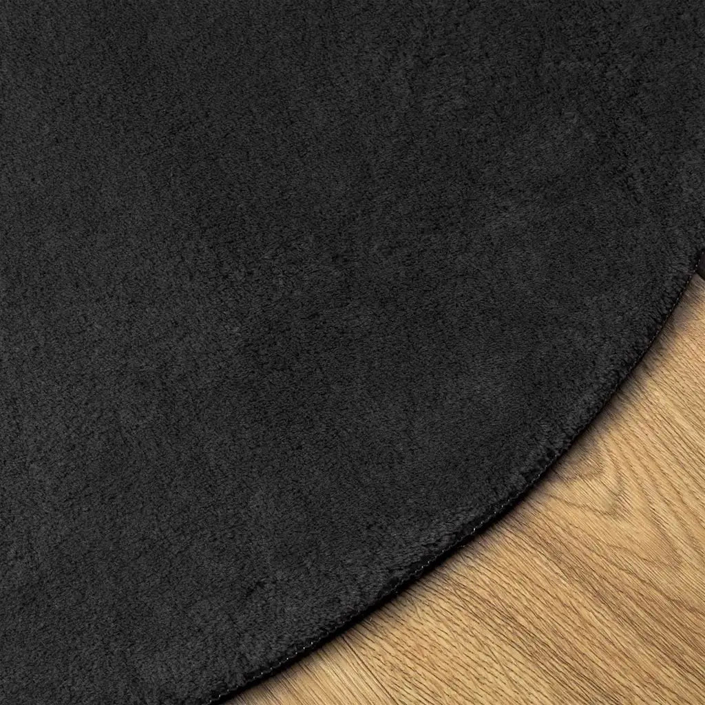 Tappeti per area HUARTE Nero 80 x 150 cm Poliestere 4103698