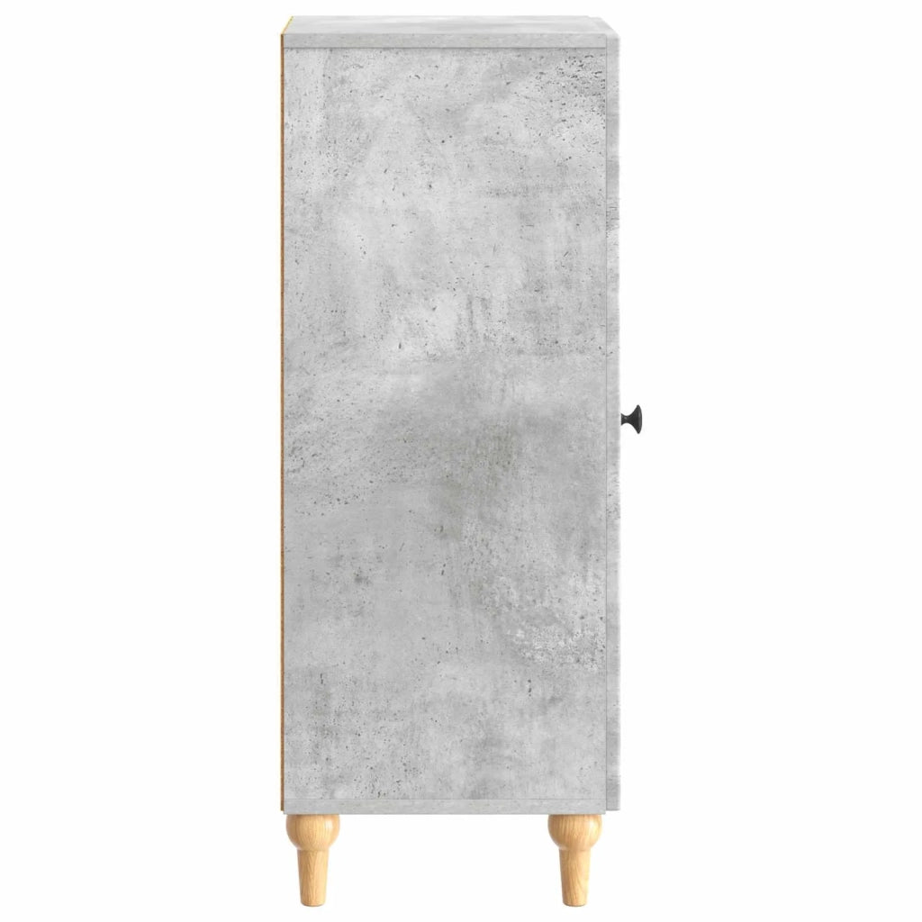 Credenza Grigio Cemento 33 x 34,5 x 90 cm Legno ingegnerizzato