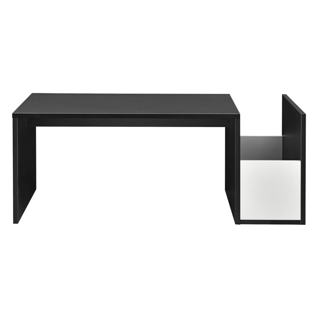 Tavolino da salotto 90 cm bianco e nero 03_0006169