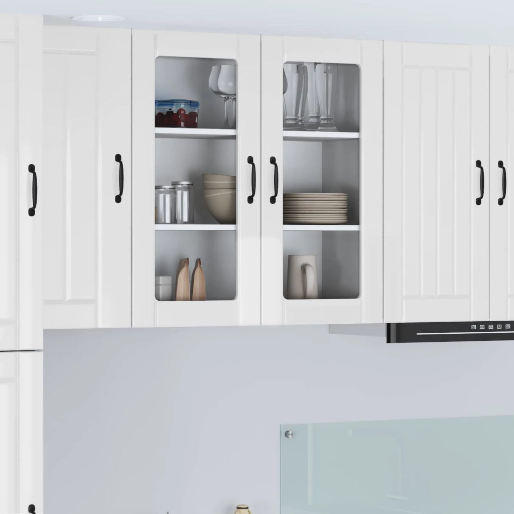 Mobile da cucina-Armadio da cucina Bianco Lucido 80 x 31 x 80 cm 873982