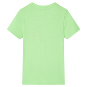Maglietta da Bambino Verde Neon 116 12471